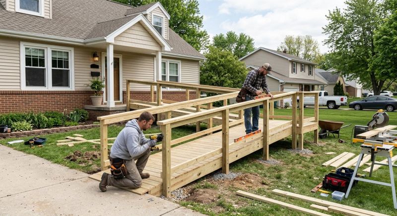 Accessible Ramp Construction in Wilmington, NC