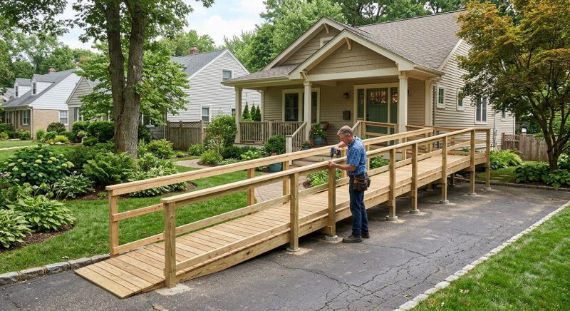 Accessible Ramp Installation in Conroe, TX
