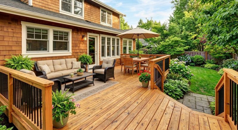 Cedar Deck Installation in Fairfield County, CT