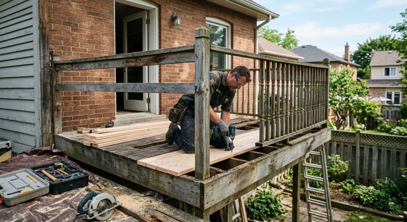 Deck Column Repair in Redmond, WA