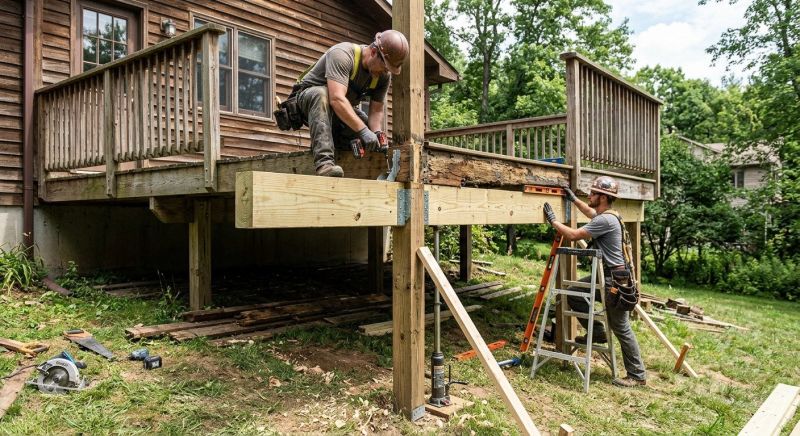Deck Lattice Repair in Redmond, WA
