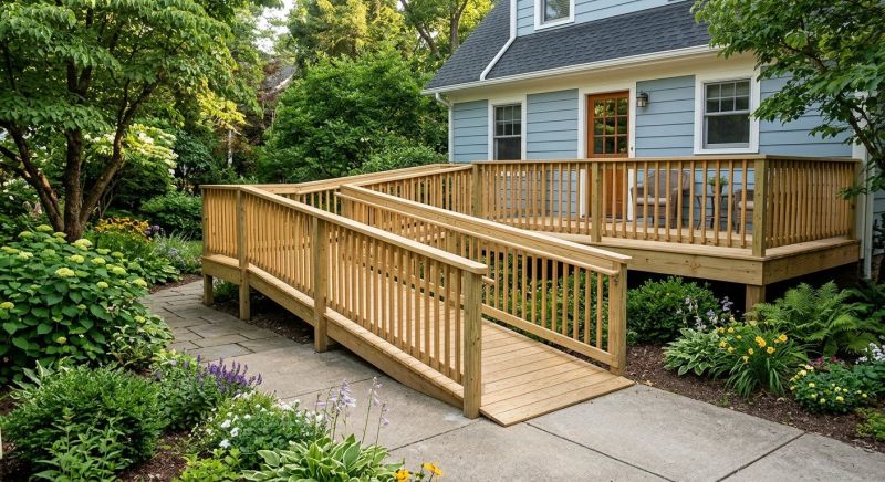 Deck Ramp Construction in Wilmington, NC