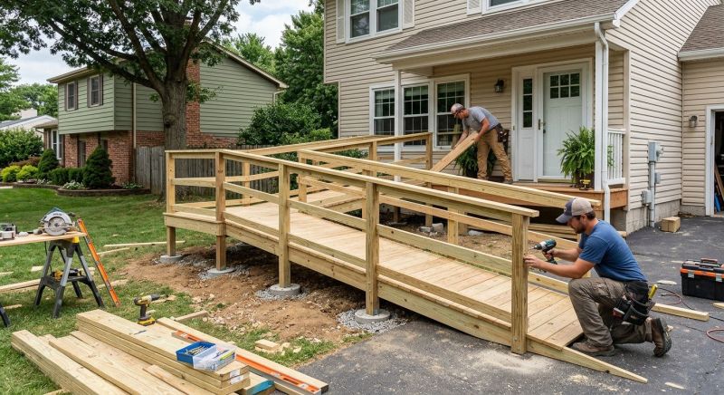 Deck Ramp Construction in Kansas City, KS