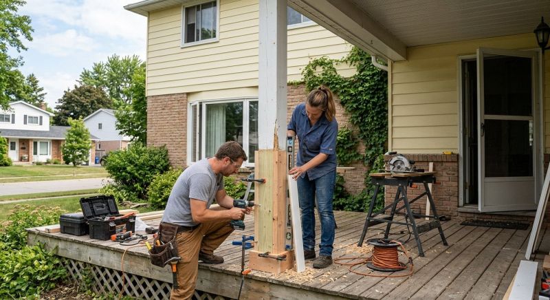 Deck Sanding Service in Redmond, WA