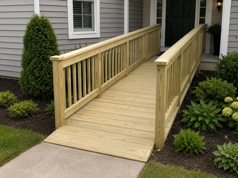 Handicap Ramp Installation in Conroe, TX