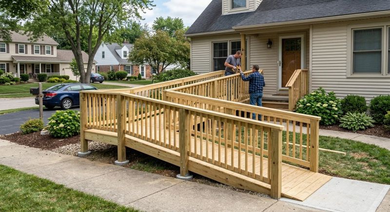 Handicap Ramp Replacement in Kansas City, KS
