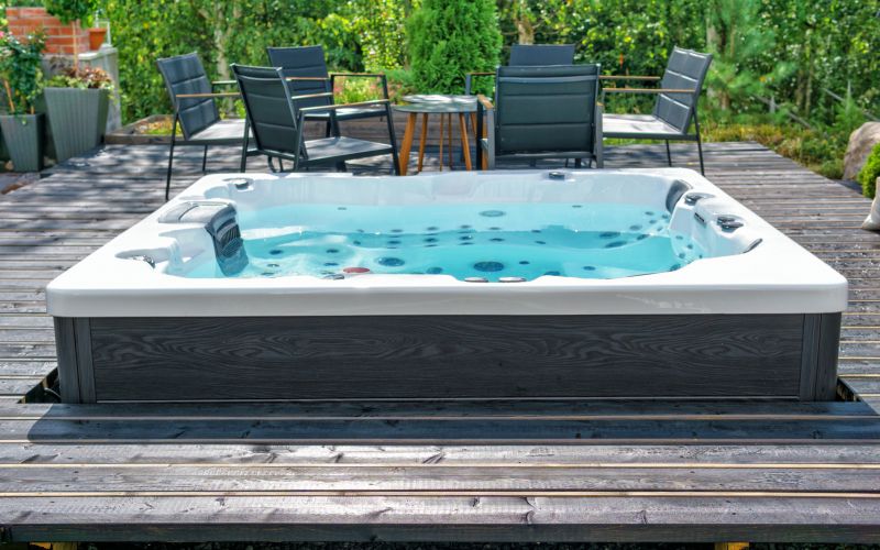 Hot Tub Deck Installation in Boston, MA