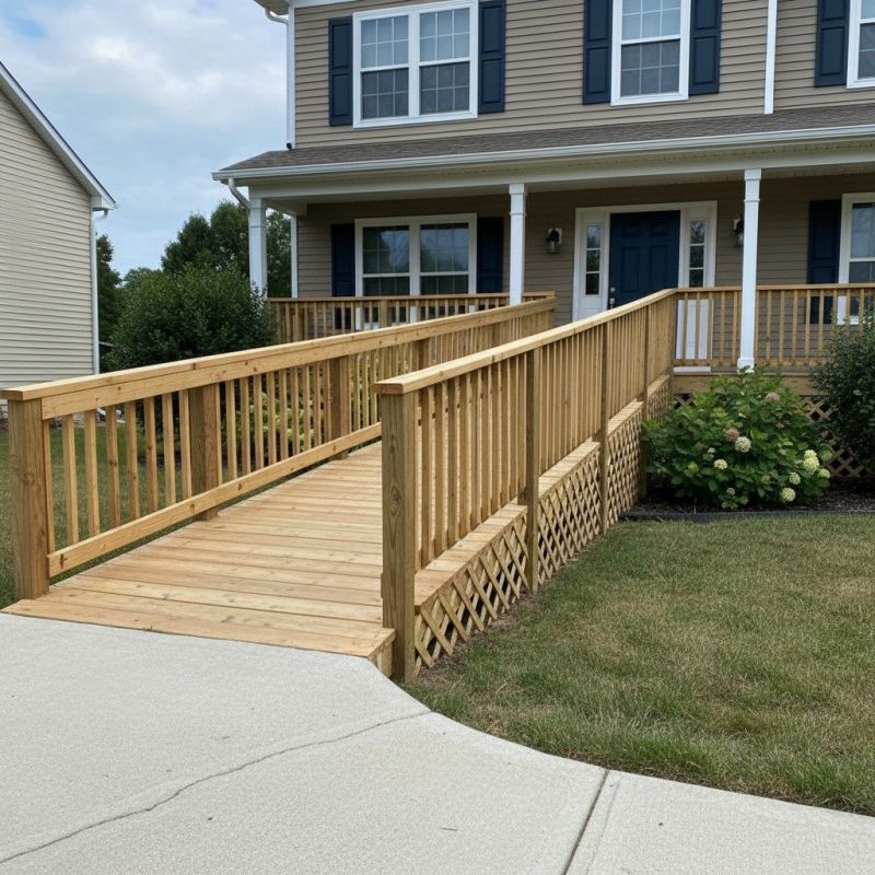 Porch Ramp Installation in Kansas City, KS