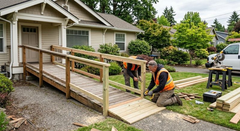 Wheelchair Ramp Installation in Wilmington, NC