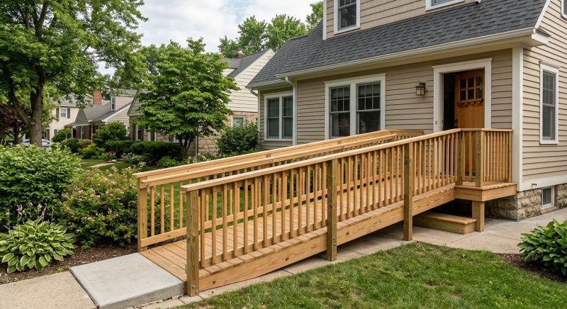 Wood Ramp Construction in Wilmington, NC