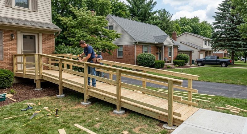 Wood Ramp Construction in Wilmington, NC
