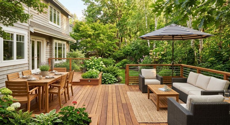 Wooden Patio Installation in Seattle, WA