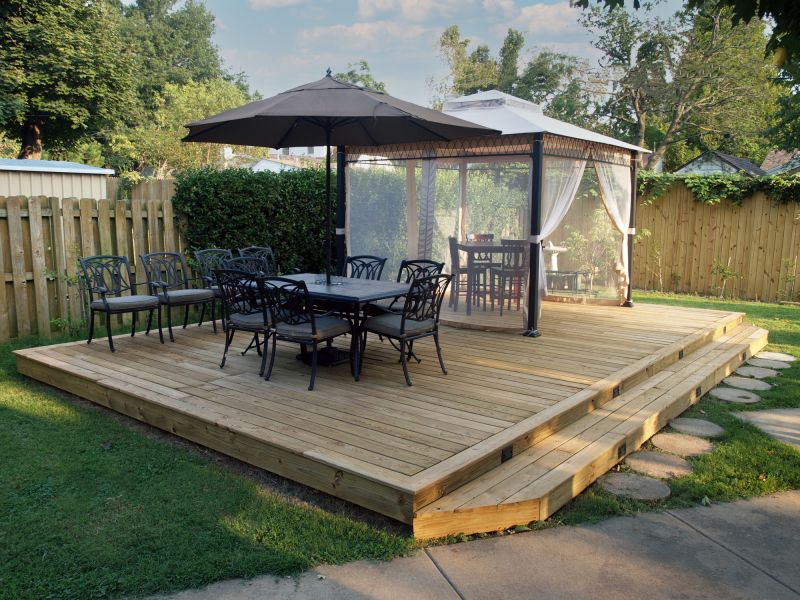 Wooden Veranda Construction in Redmond, WA